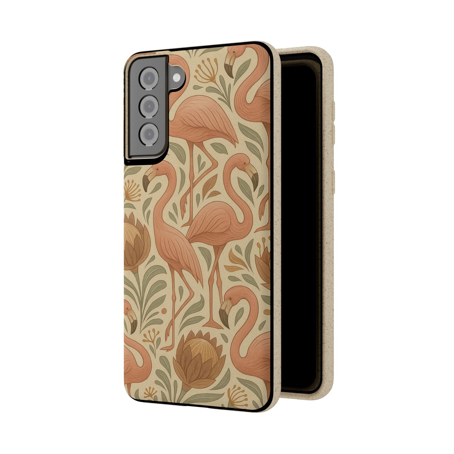 Eco-Natural Flamingo - Biodegradable Case
