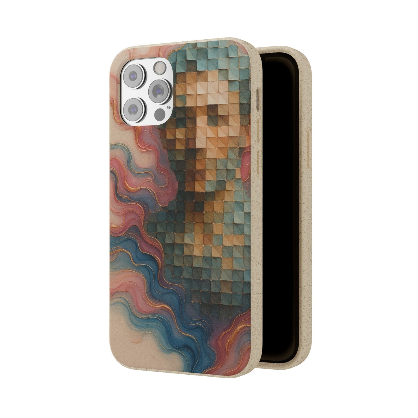 Mosaic Dreams & Liquid Flow - Biodegradable Case