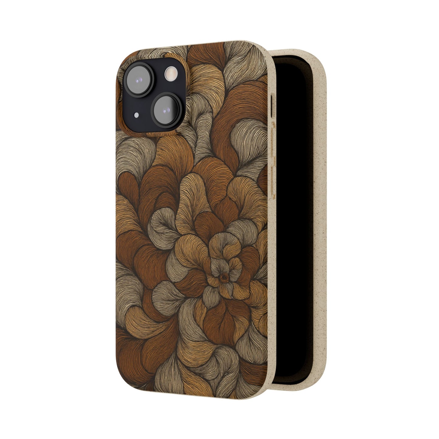 Earthy Mushroom Pedals - Biodegradable Case