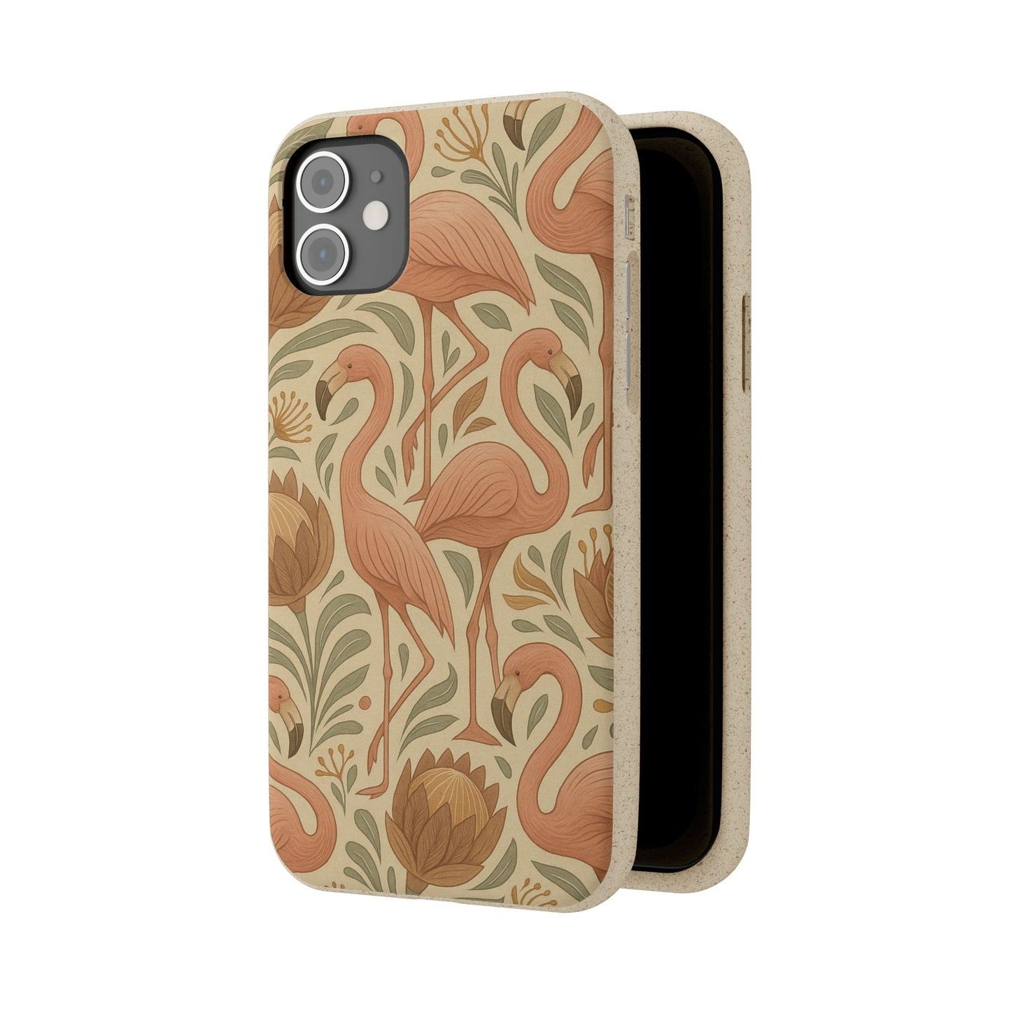 Eco-Natural Flamingo - Biodegradable Case