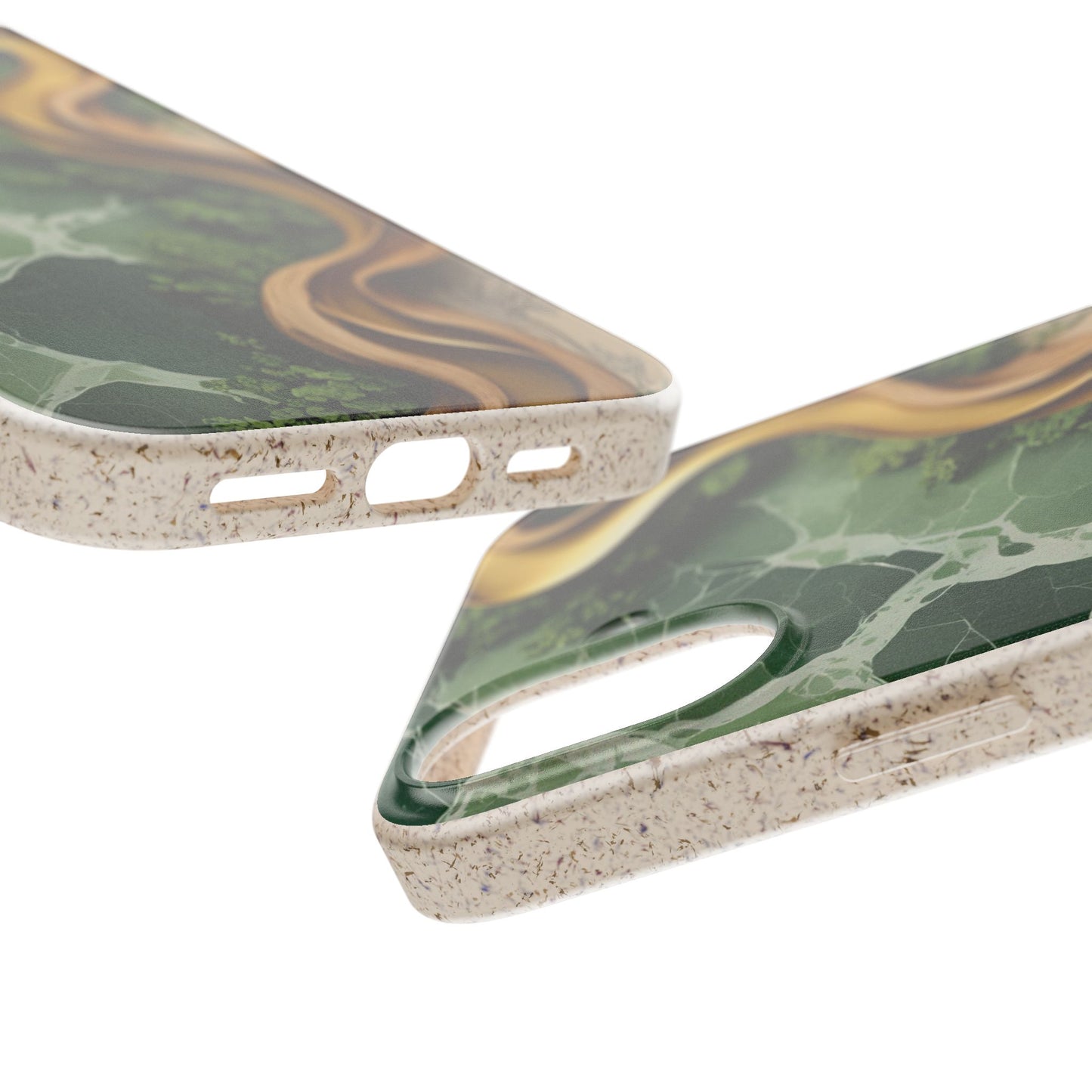 Marble Golden Wood - Biodegradable Case