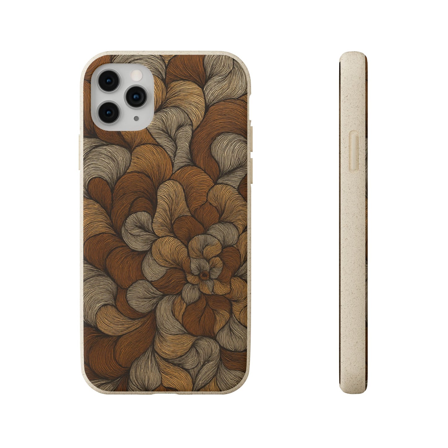 Earthy Mushroom Pedals - Biodegradable Case