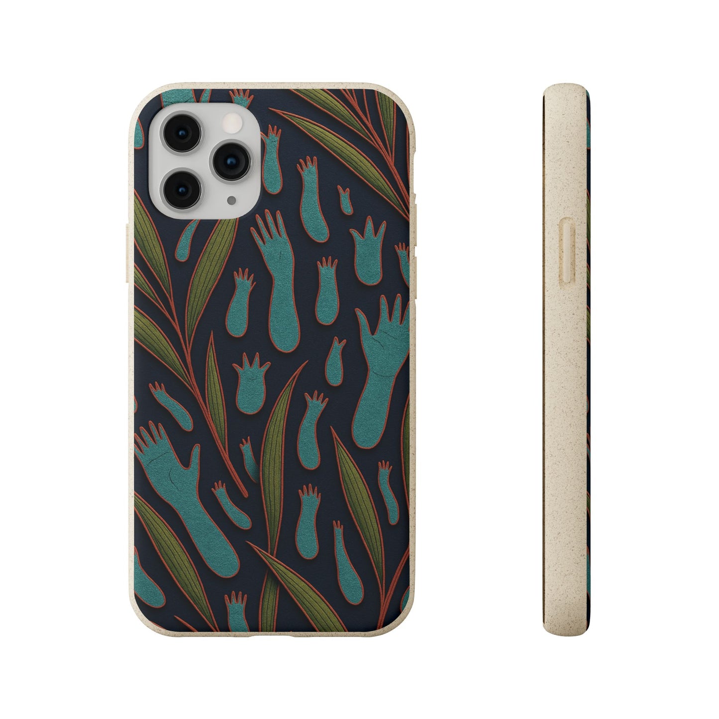 Handprints and Foliage - Biodegradable Case