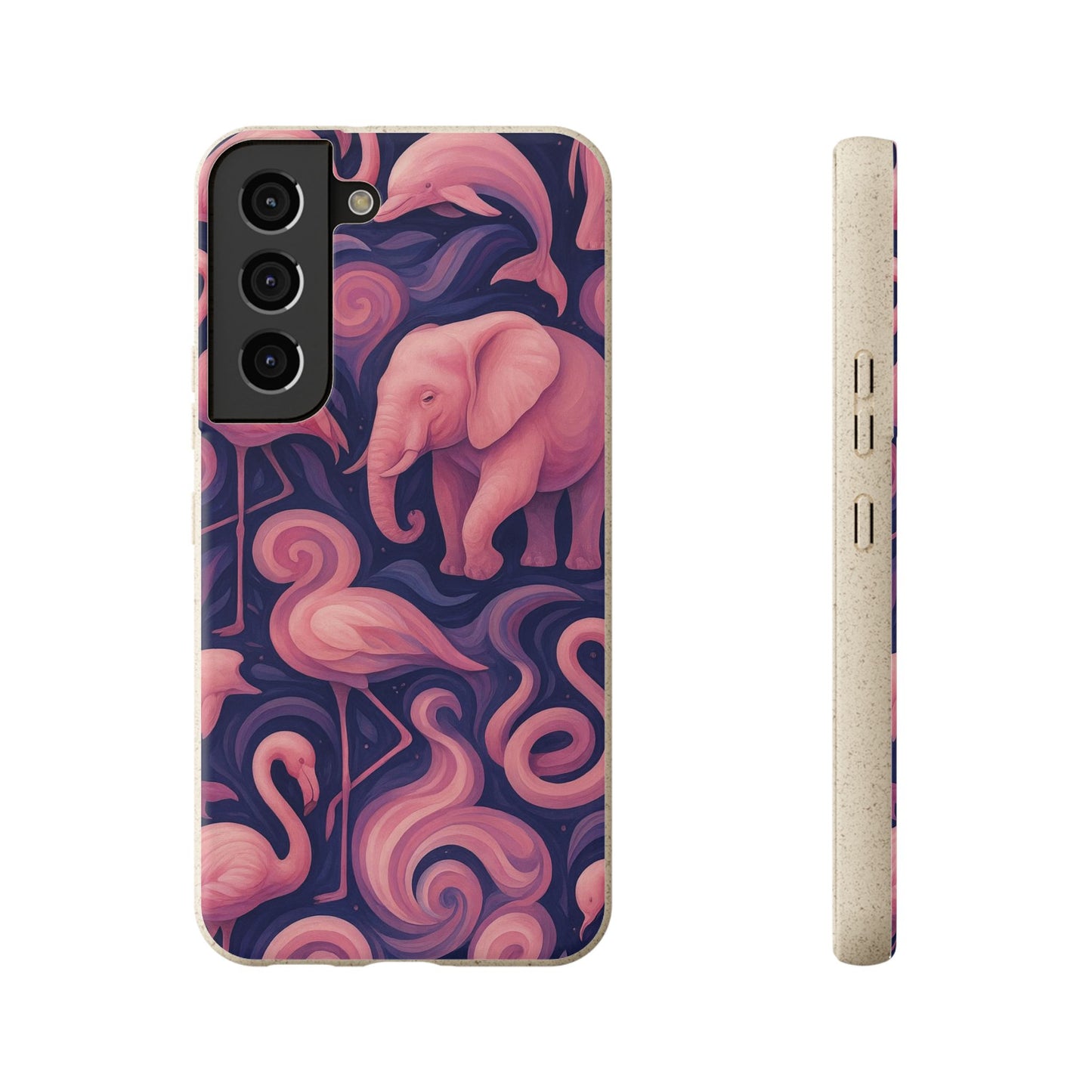 Pink Animalia - Biodegradable Case