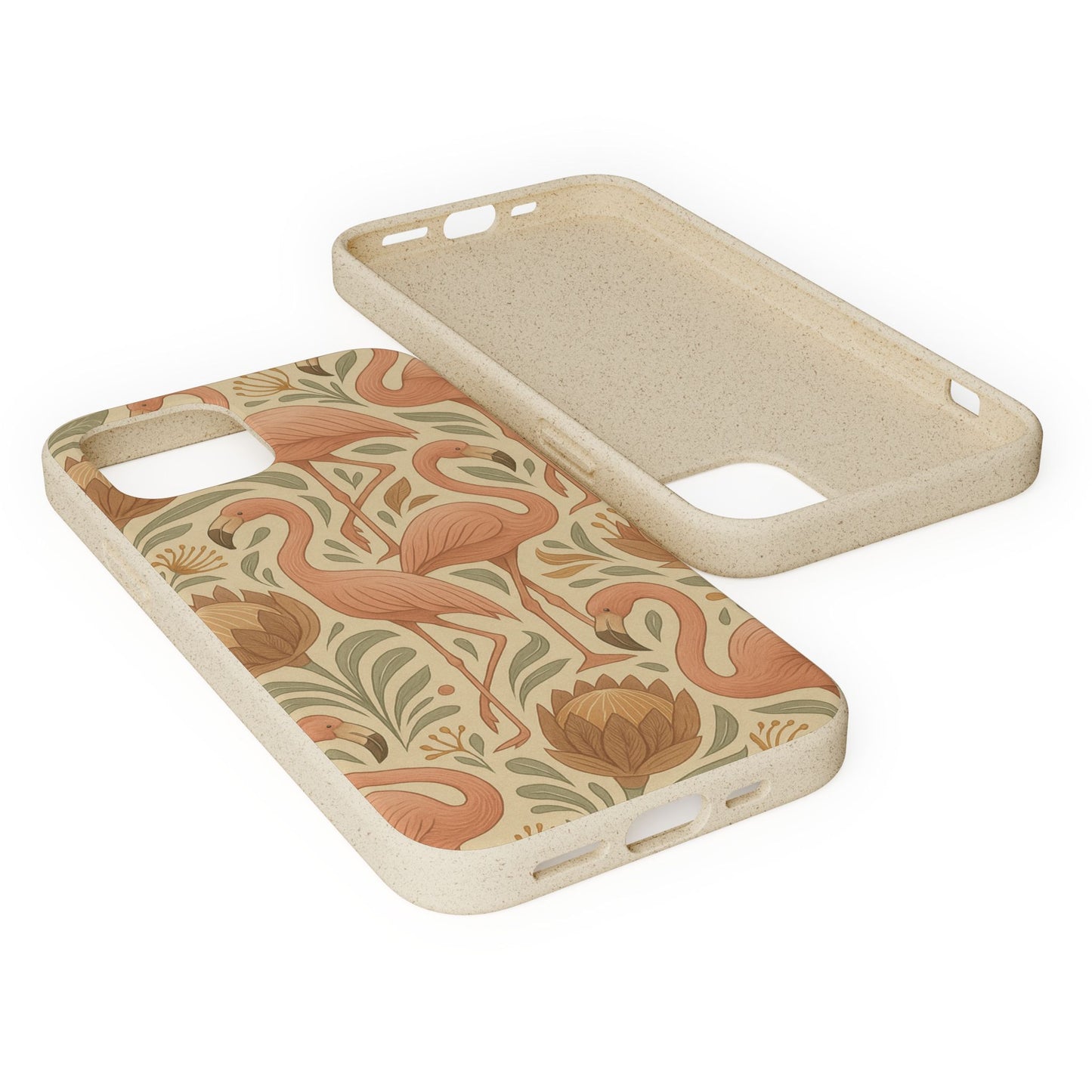 Eco-Natural Flamingo - Biodegradable Case