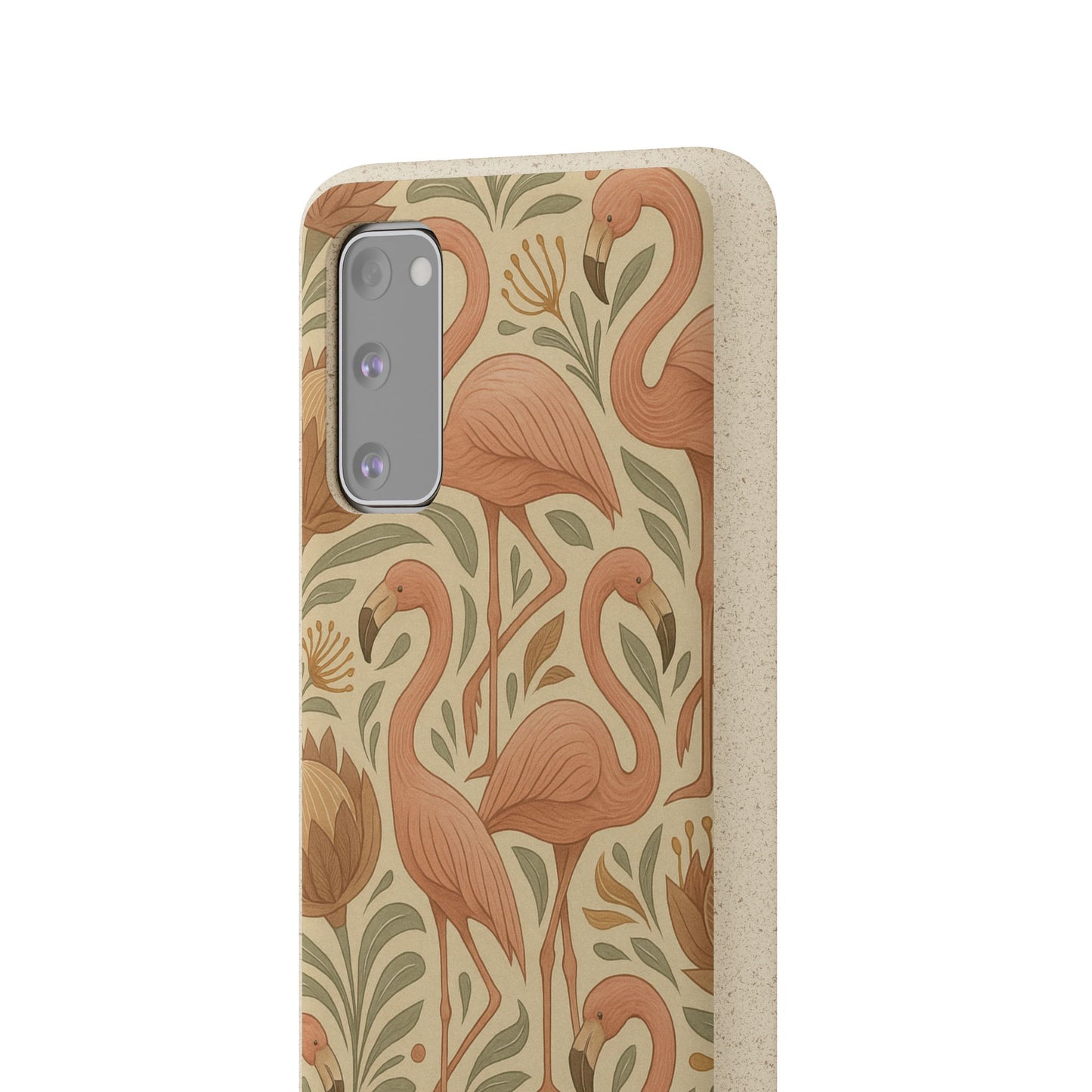 Eco-Natural Flamingo - Biodegradable Case