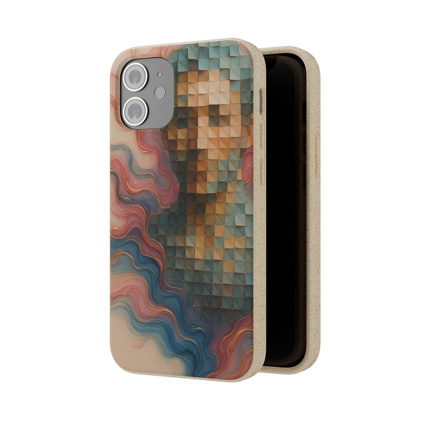 Mosaic Dreams & Liquid Flow - Biodegradable Case