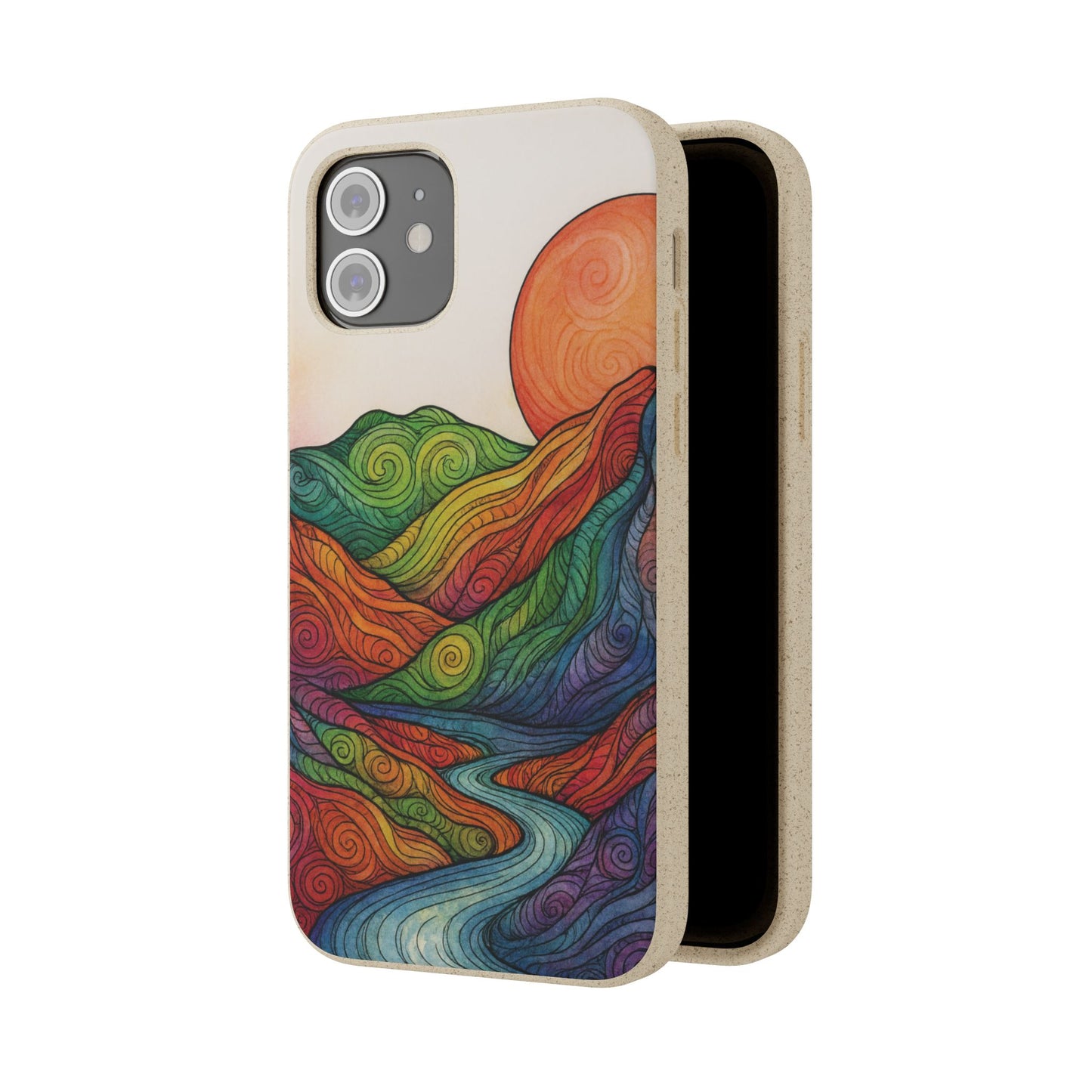 Watercolor Nature - Biodegradable Case