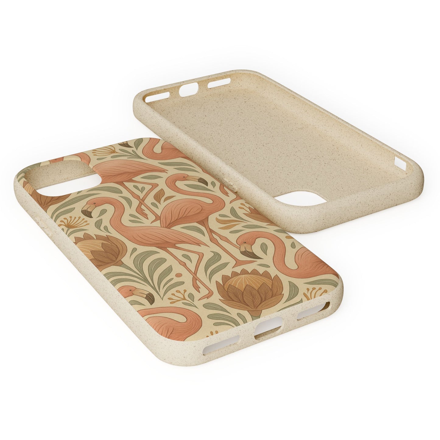 Eco-Natural Flamingo - Biodegradable Case
