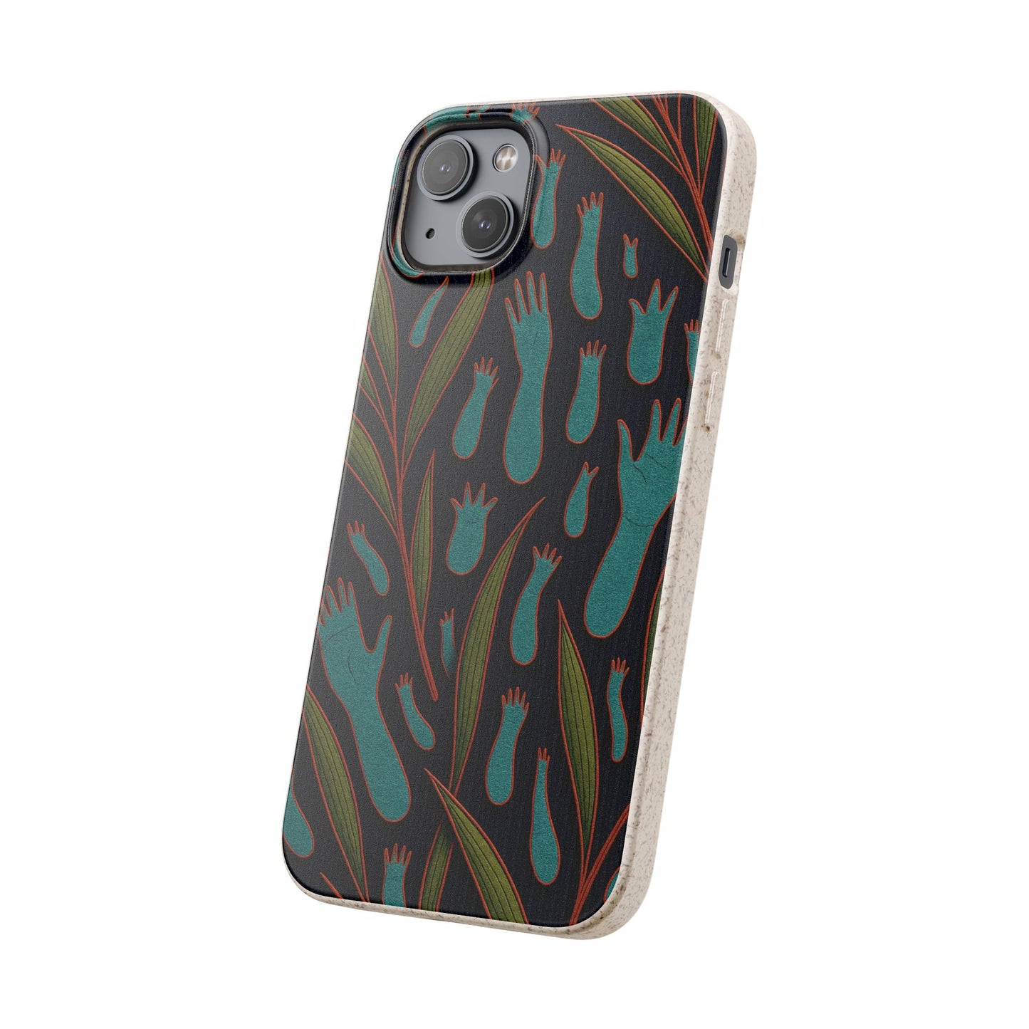 Handprints and Foliage - Biodegradable Case