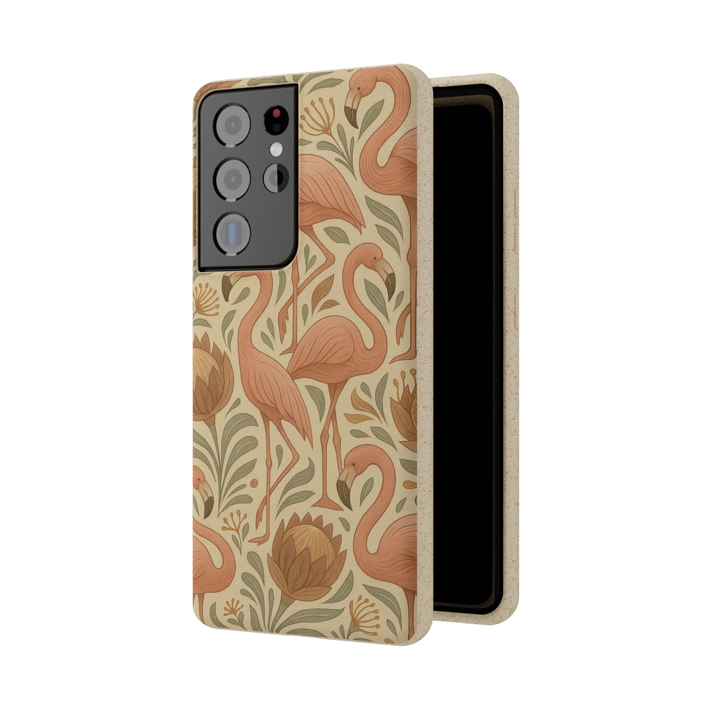 Eco-Natural Flamingo - Biodegradable Case