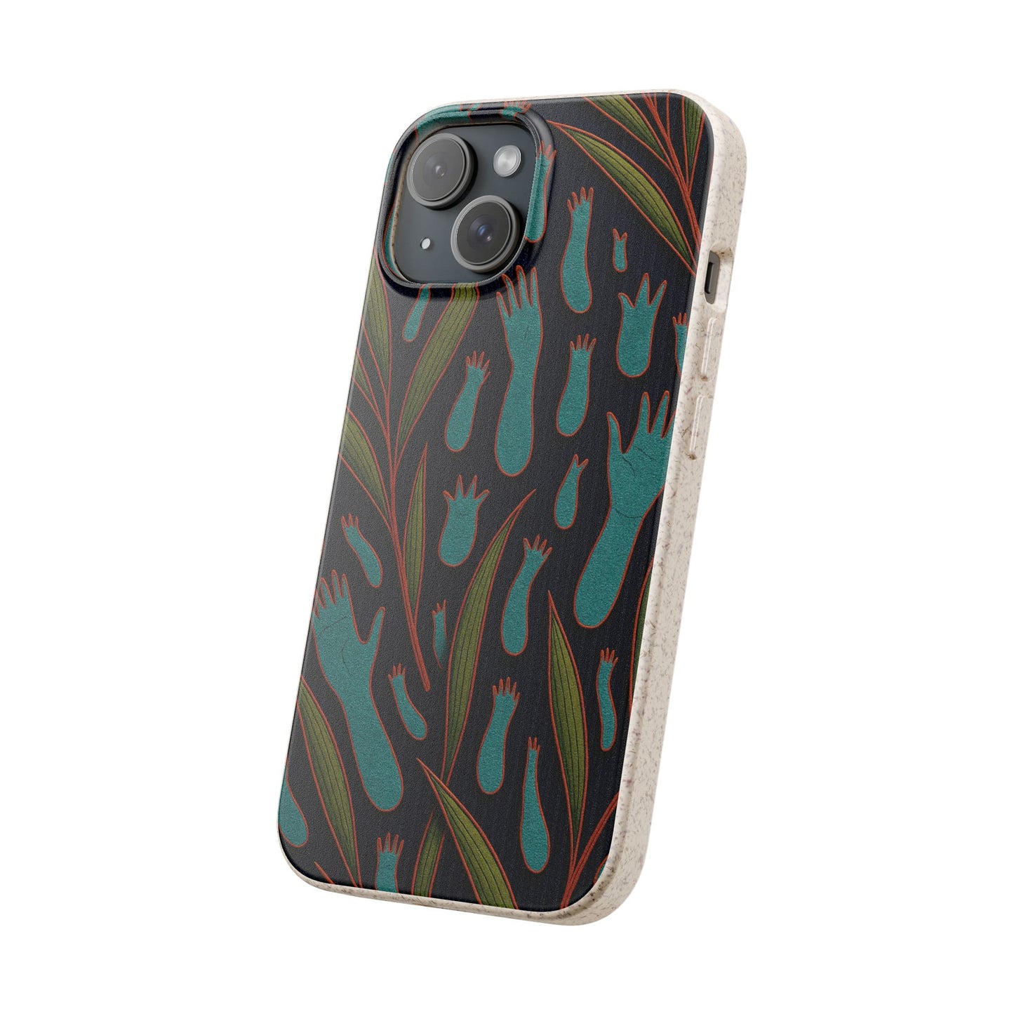 Handprints and Foliage - Biodegradable Case