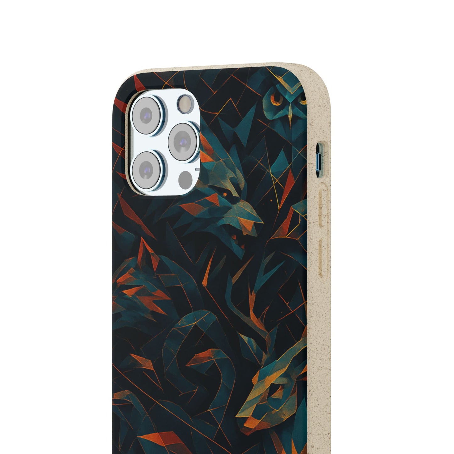 Geometric Shadow Animals - Biodegradable Case