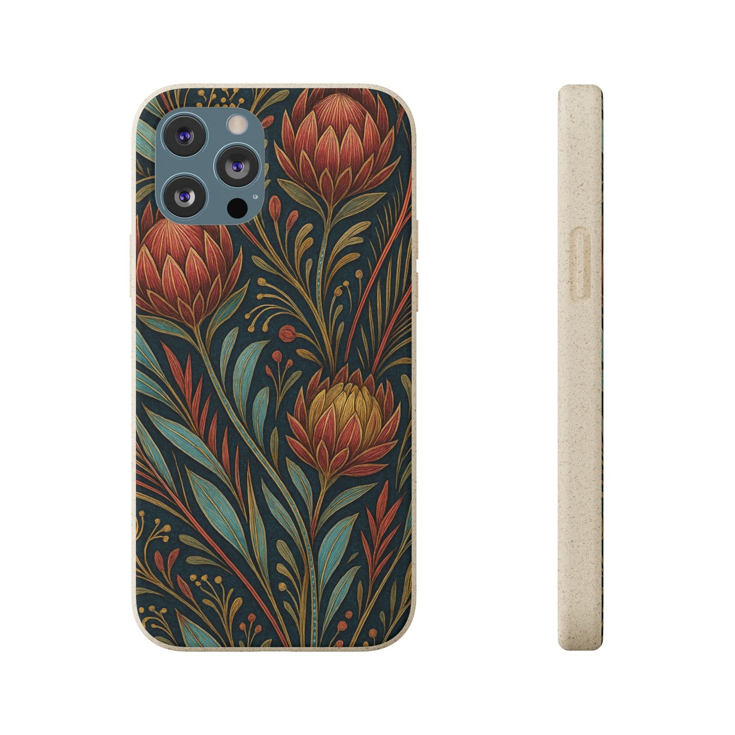 Sunburst Royal Flowers - Biodegradable Case