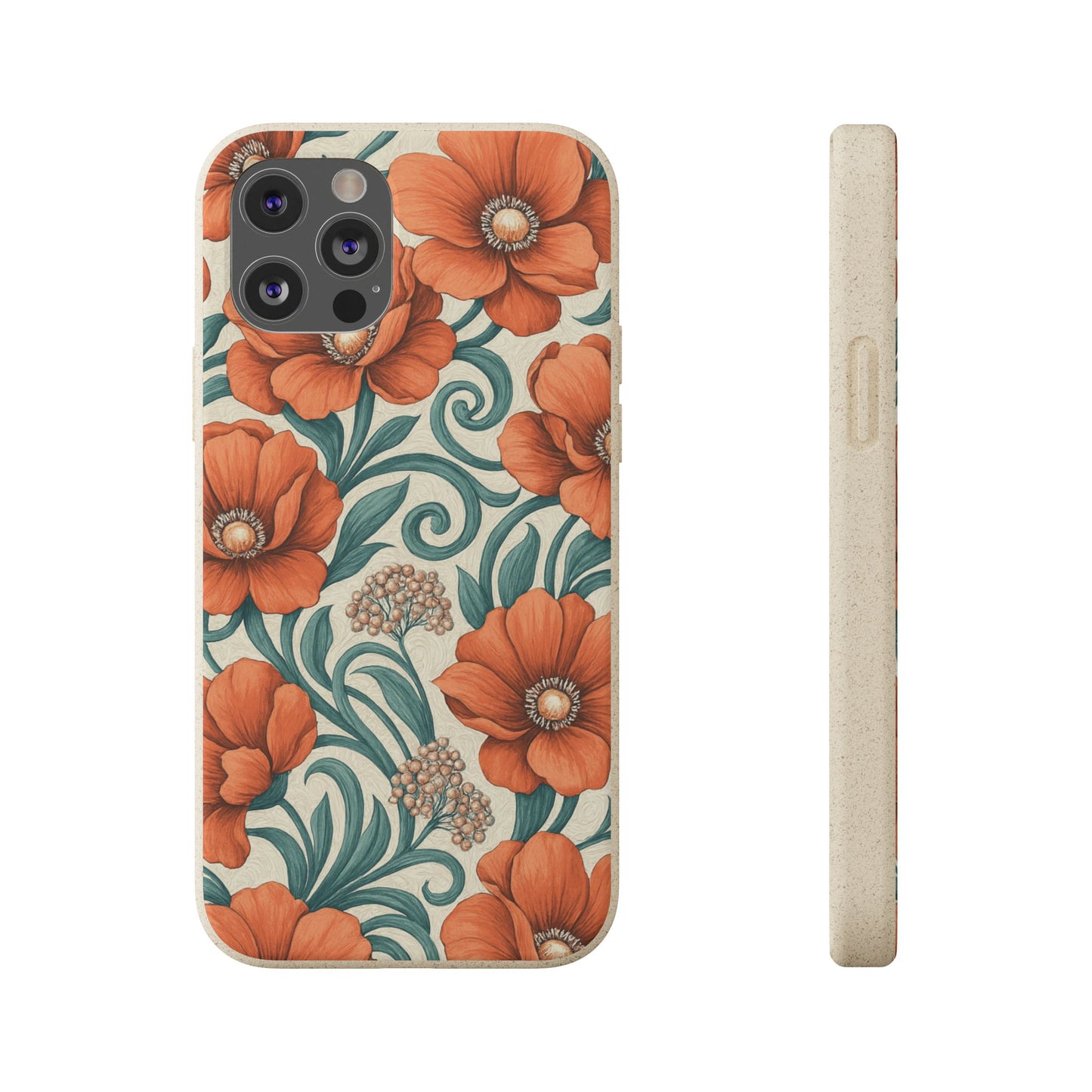 Floral Vines and Vibes - Biodegradable Case