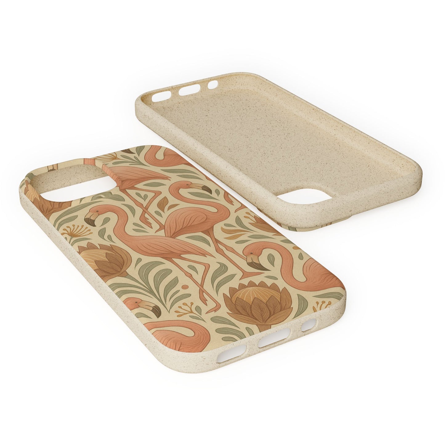 Eco-Natural Flamingo - Biodegradable Case