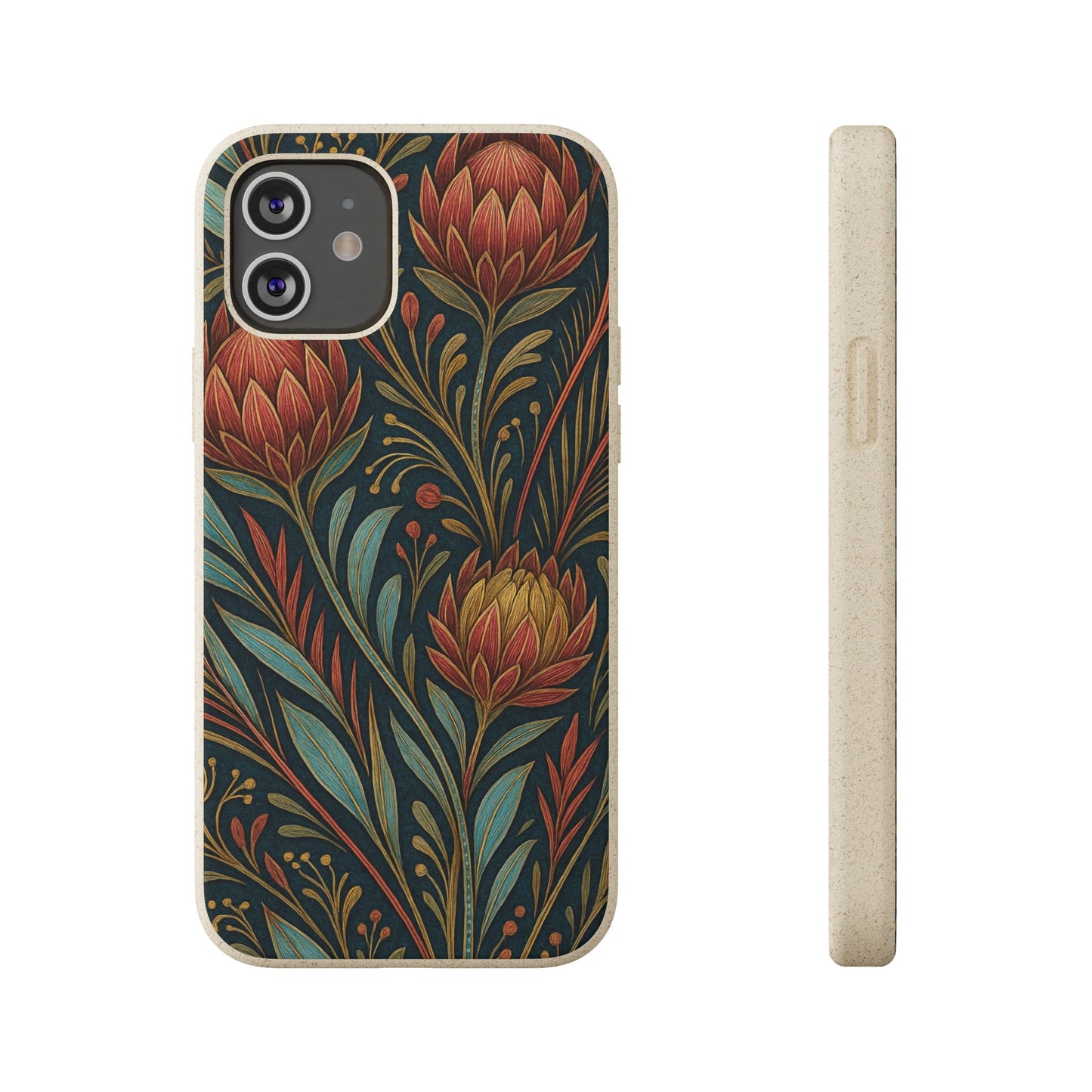 Sunburst Royal Flowers - Biodegradable Case