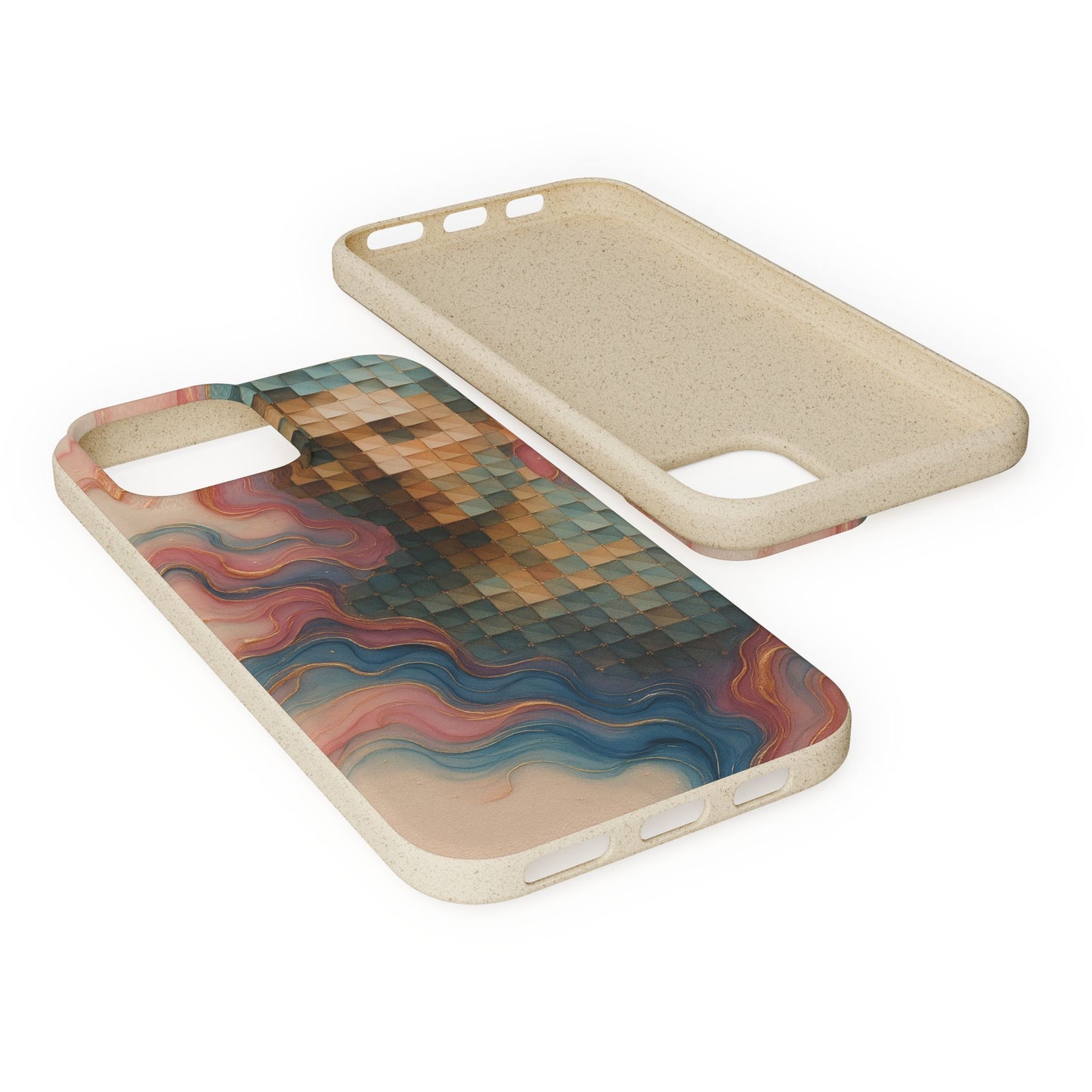 Mosaic Dreams & Liquid Flow - Biodegradable Case