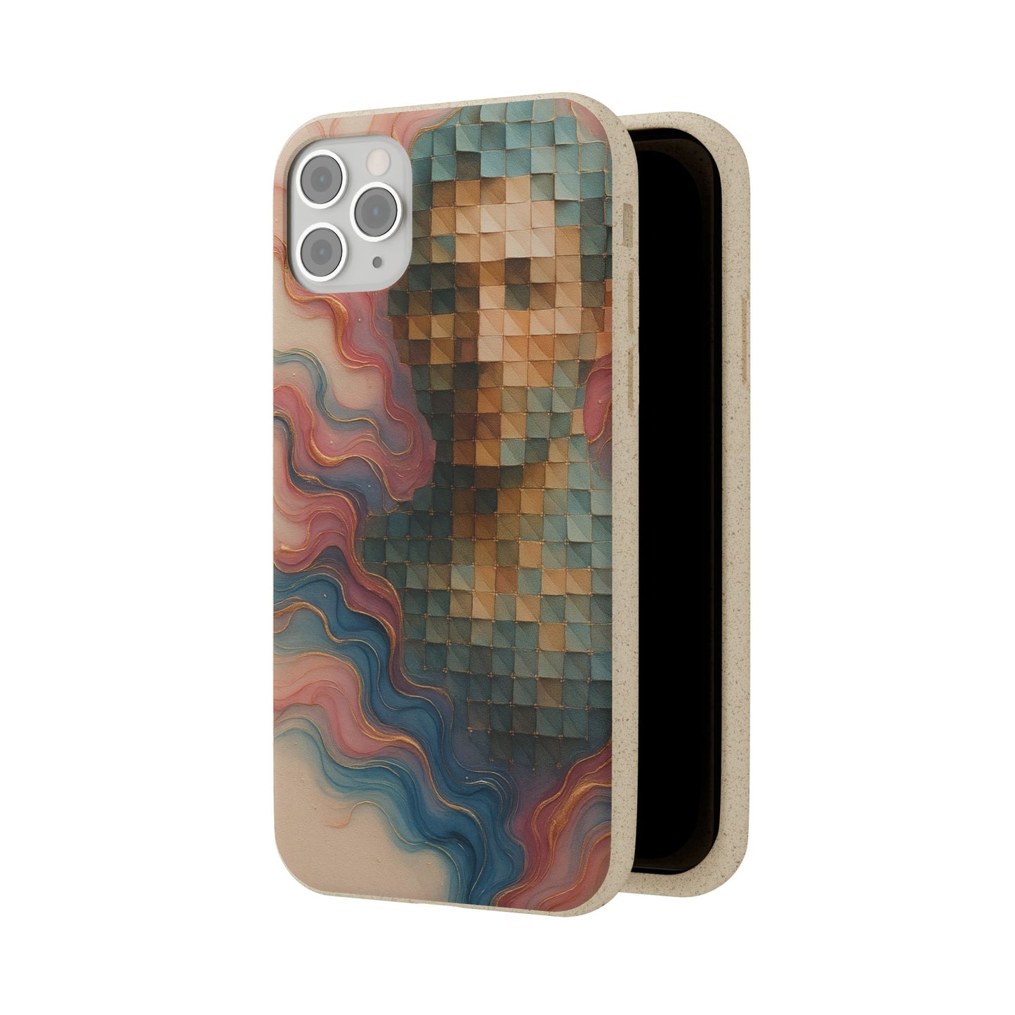 Mosaic Dreams & Liquid Flow - Biodegradable Case