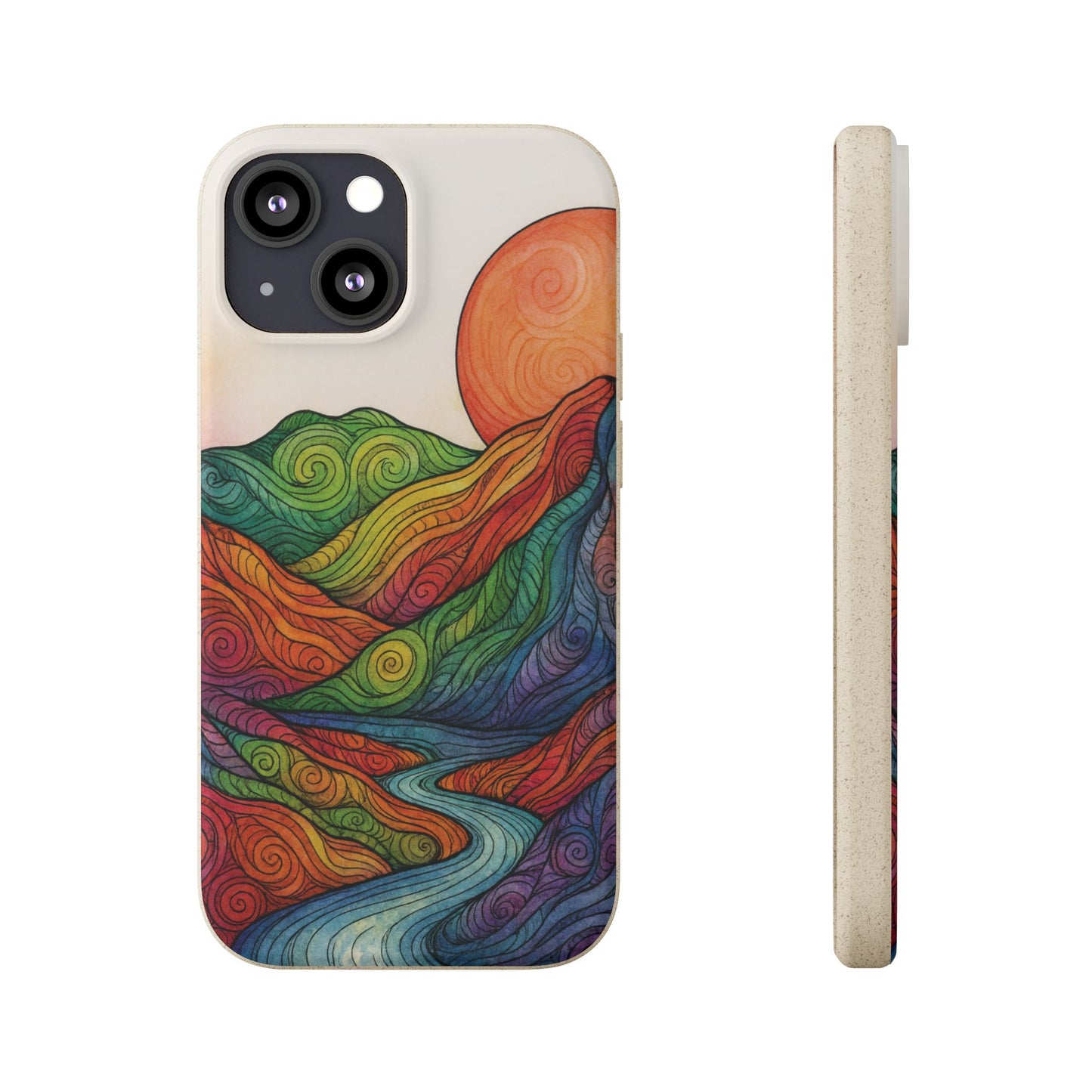 Watercolor Nature - Biodegradable Case