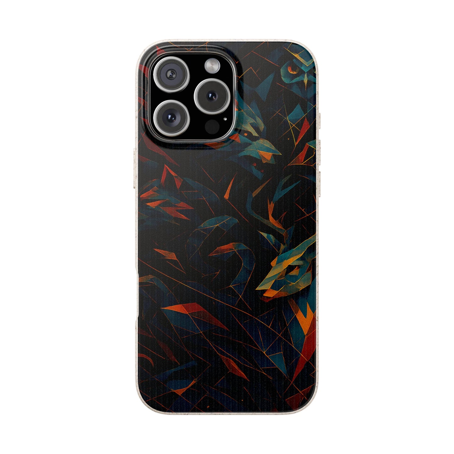 Geometric Shadow Animals - Biodegradable Case