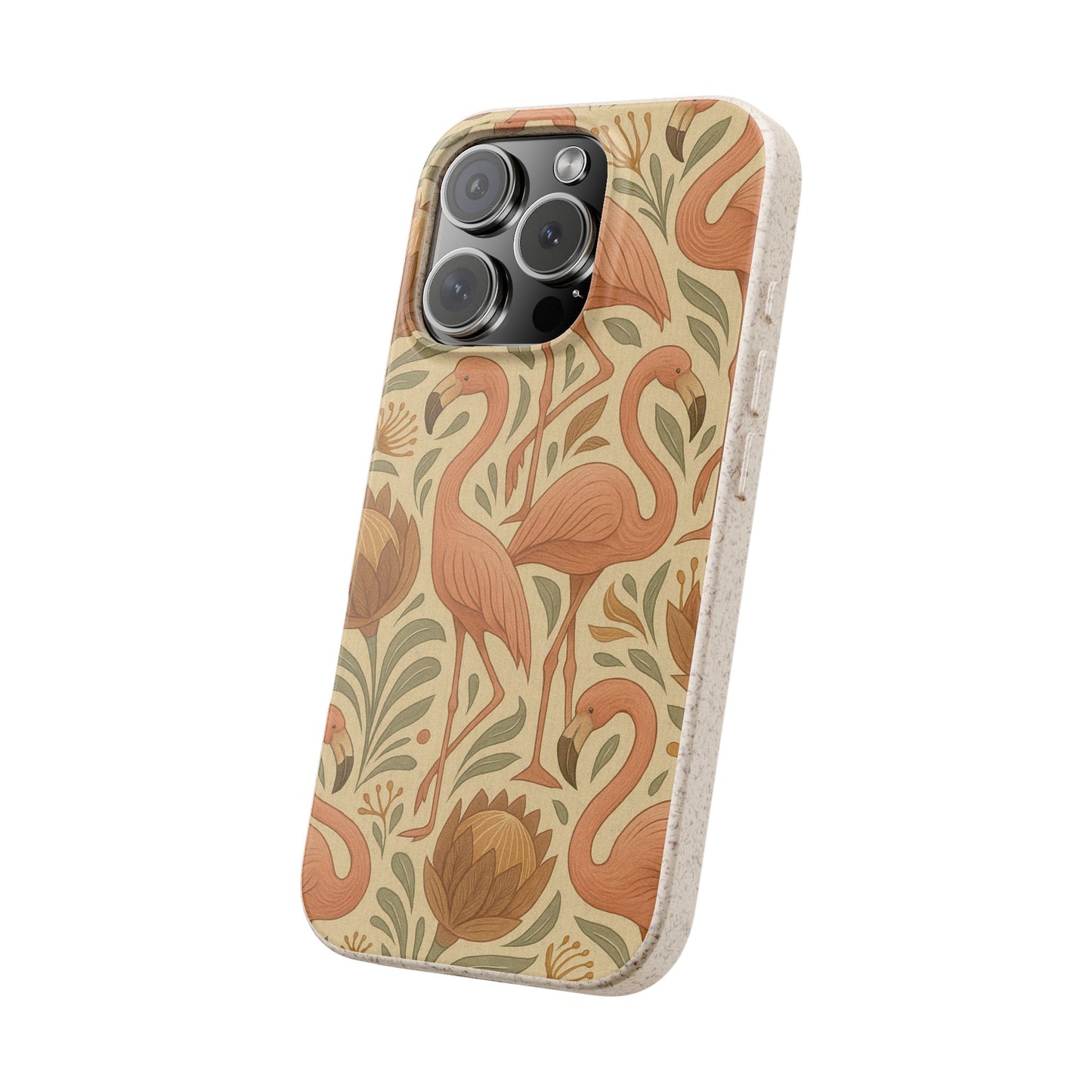 Eco-Natural Flamingo - Biodegradable Case