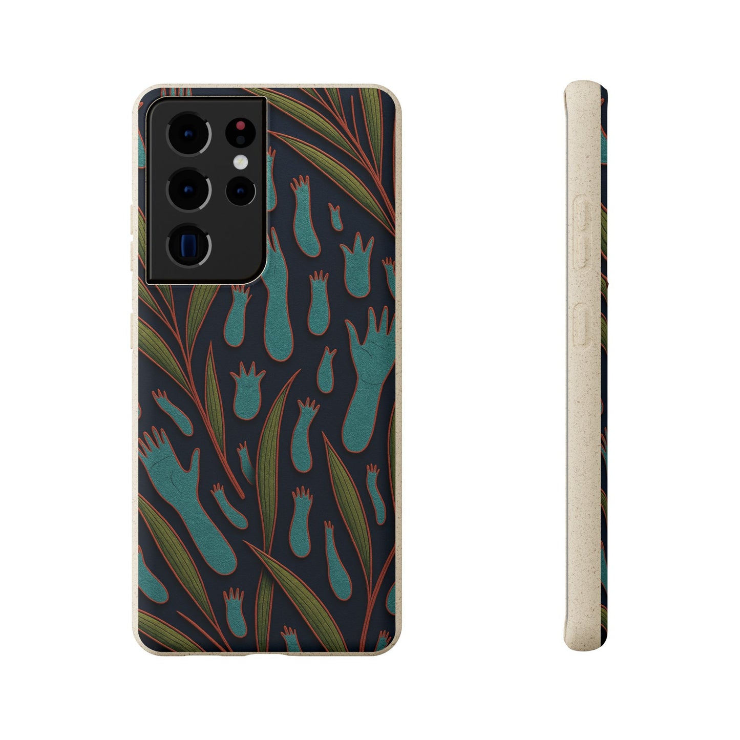 Handprints and Foliage - Biodegradable Case