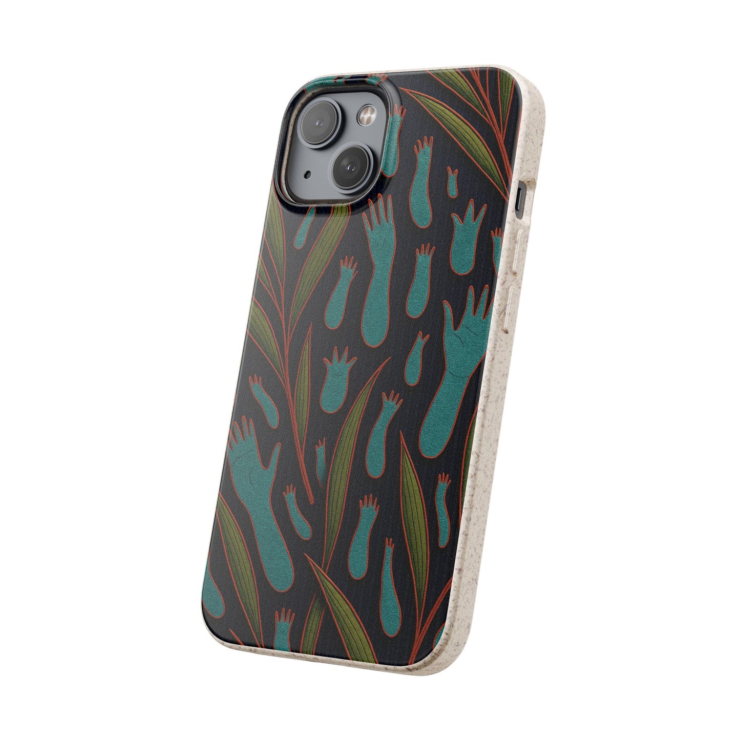 Handprints and Foliage - Biodegradable Case