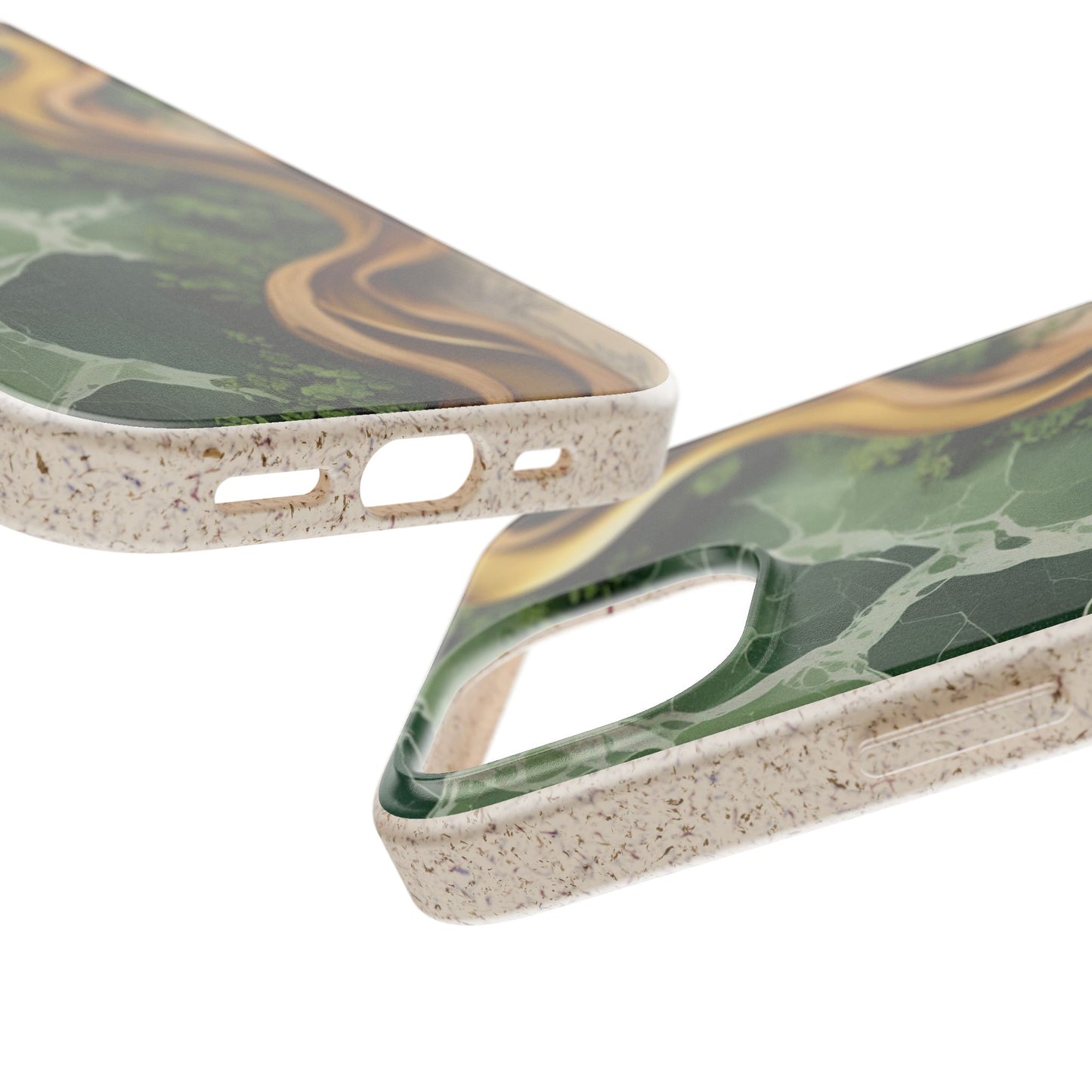 Marble Golden Wood - Biodegradable Case