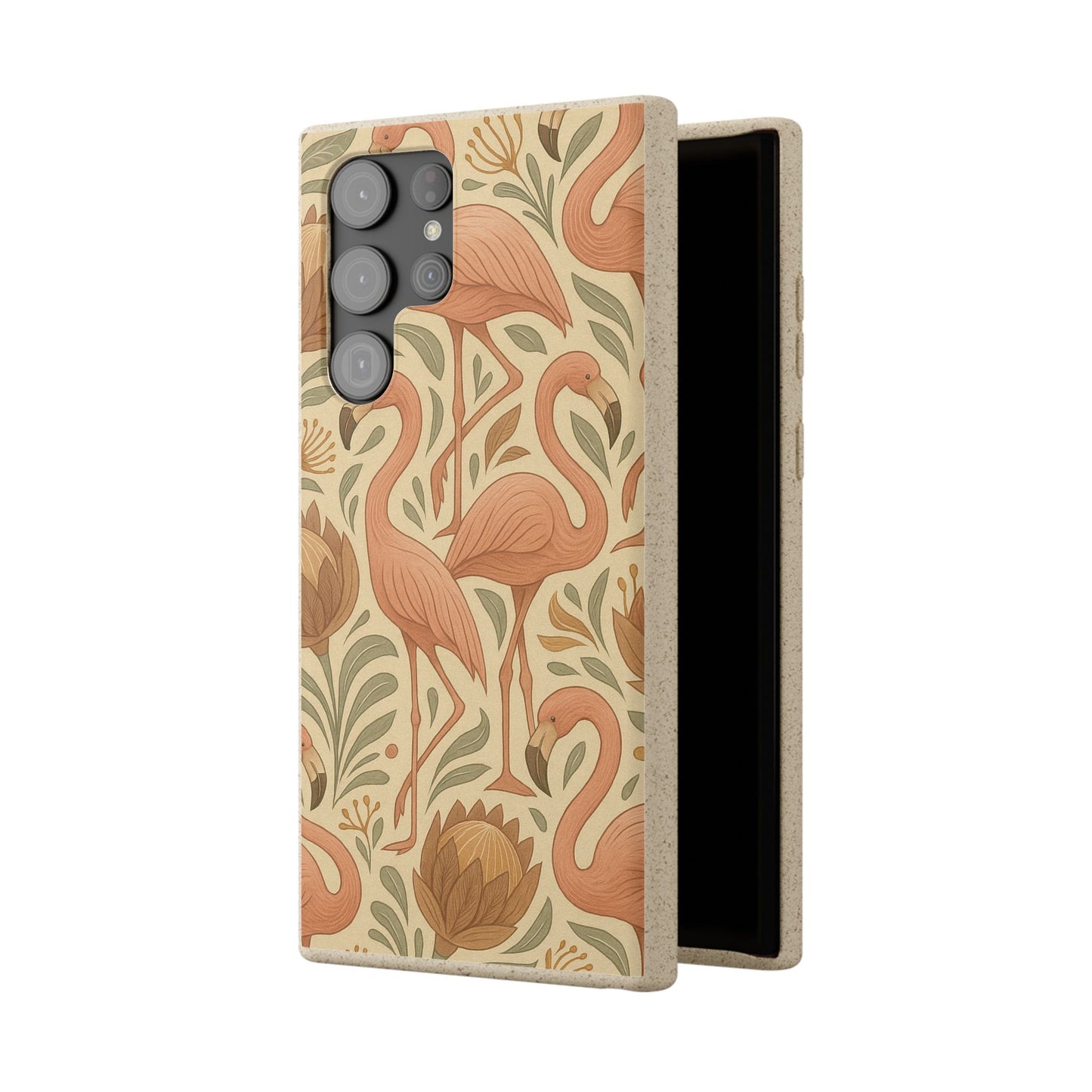 Eco-Natural Flamingo - Biodegradable Case