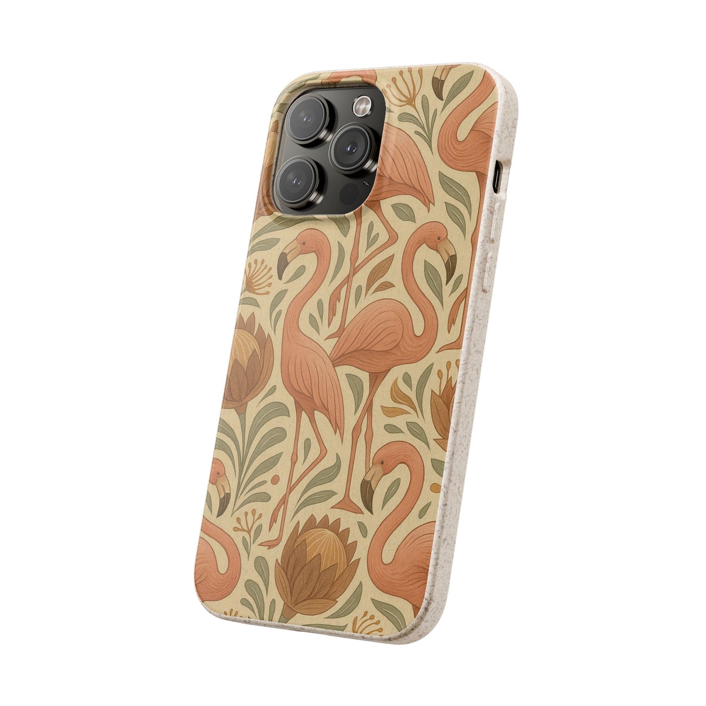 Eco-Natural Flamingo - Biodegradable Case
