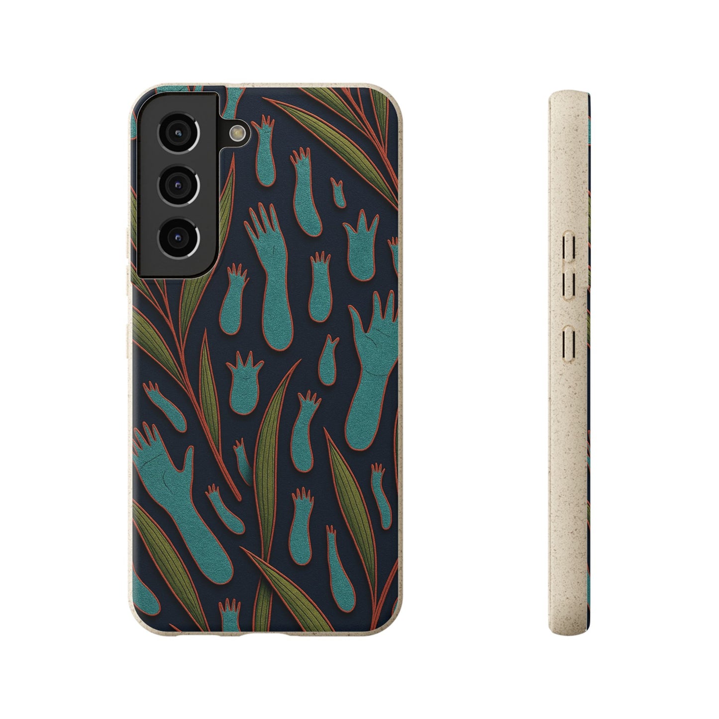 Handprints and Foliage - Biodegradable Case