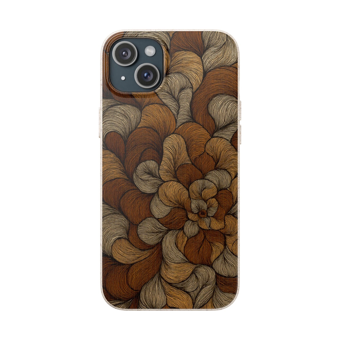 Earthy Mushroom Pedals - Biodegradable Case