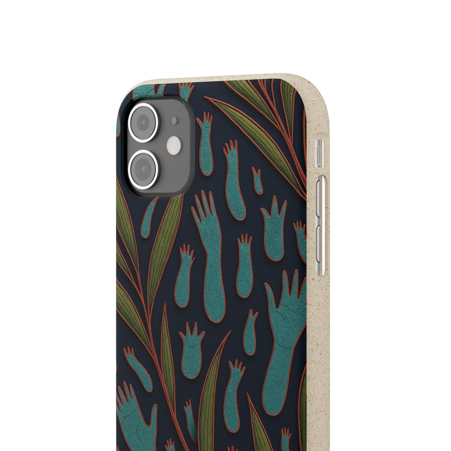 Handprints and Foliage - Biodegradable Case