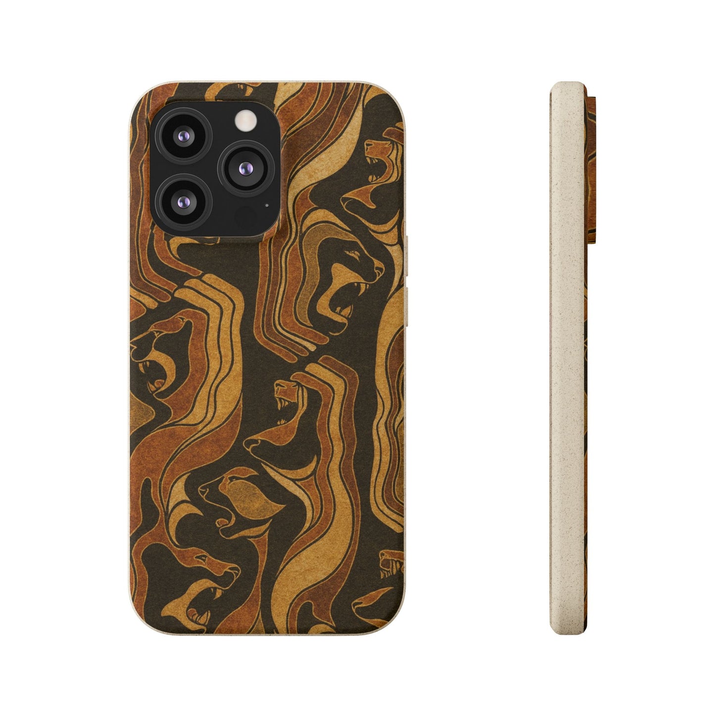 Wooden Wolves of Night - Biodegradable Case