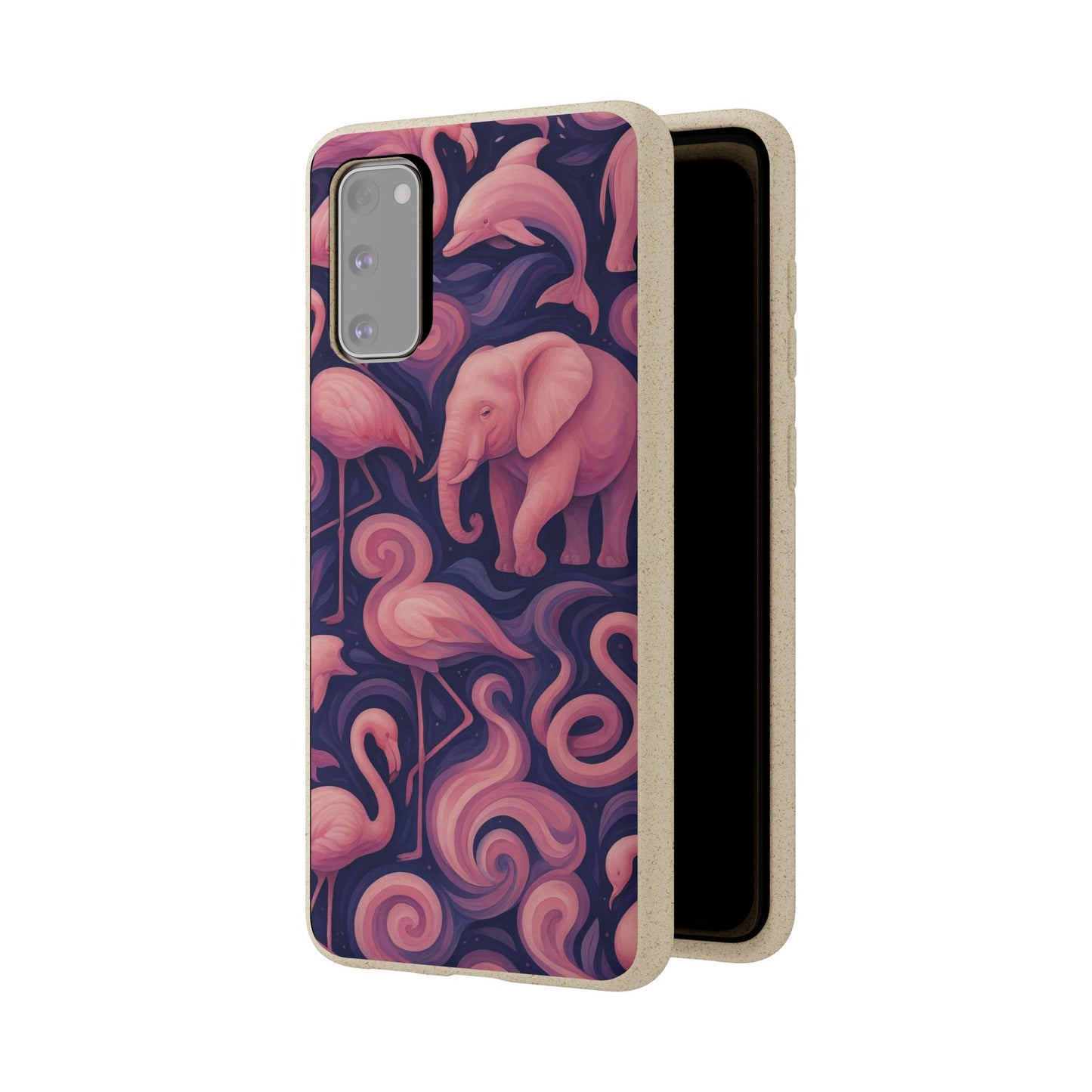 Pink Animalia - Biodegradable Case