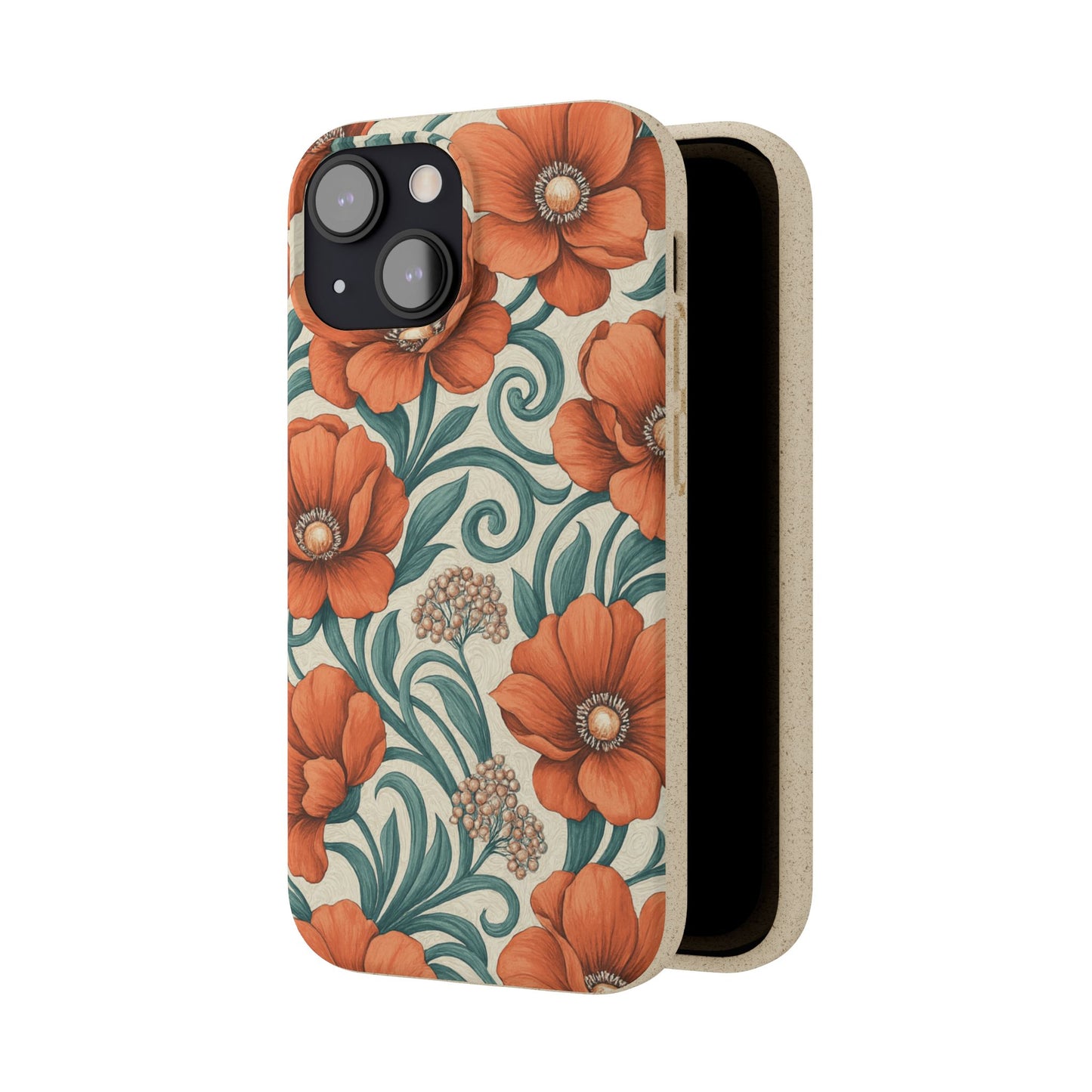 Floral Vines and Vibes - Biodegradable Case