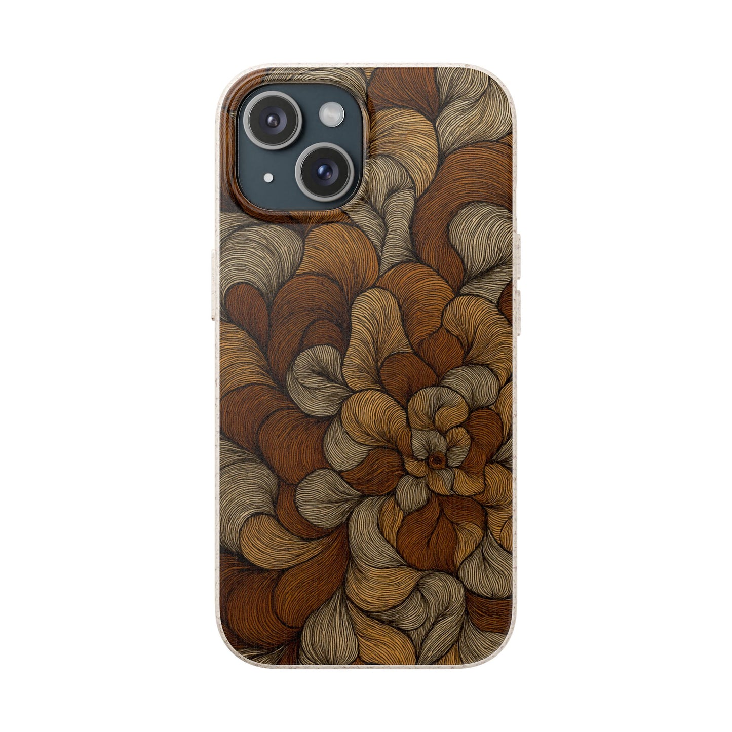 Earthy Mushroom Pedals - Biodegradable Case