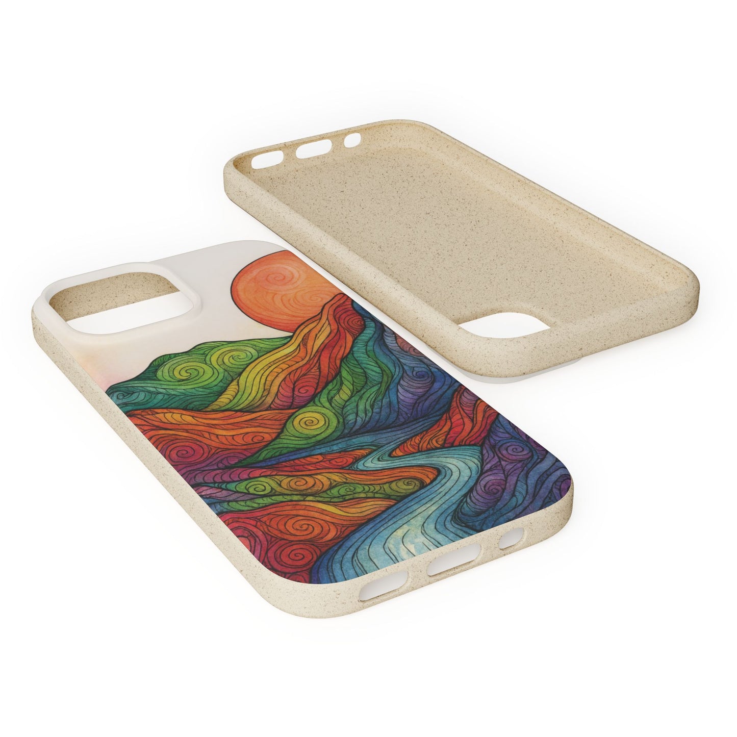 Watercolor Nature - Biodegradable Case