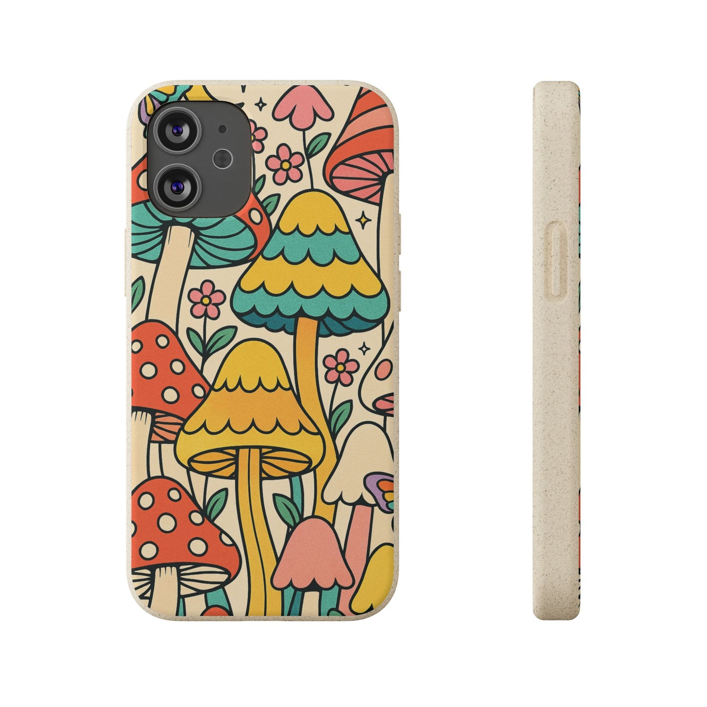 60's Whismical Garden - Biodegradable Case