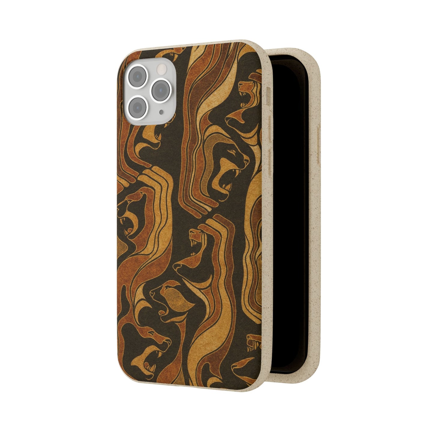 Wooden Wolves of Night - Biodegradable Case