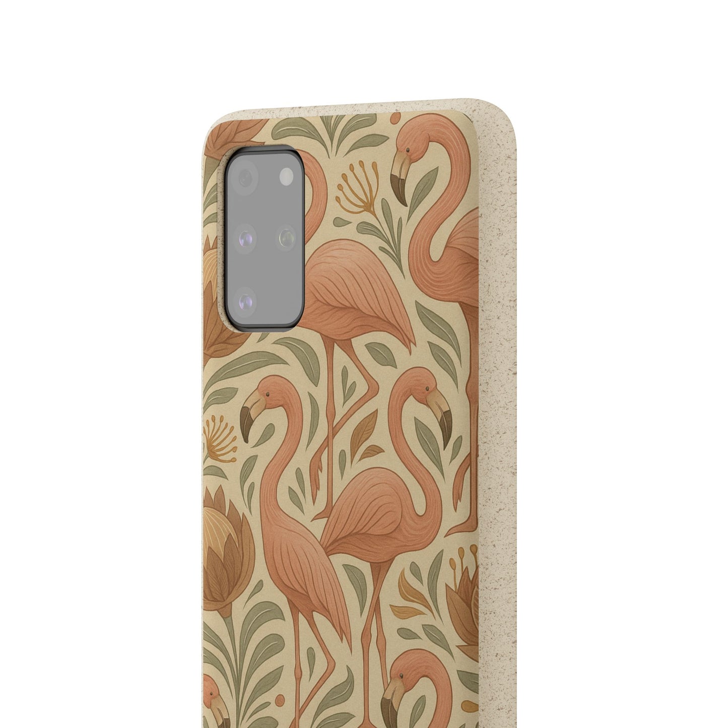 Eco-Natural Flamingo - Biodegradable Case