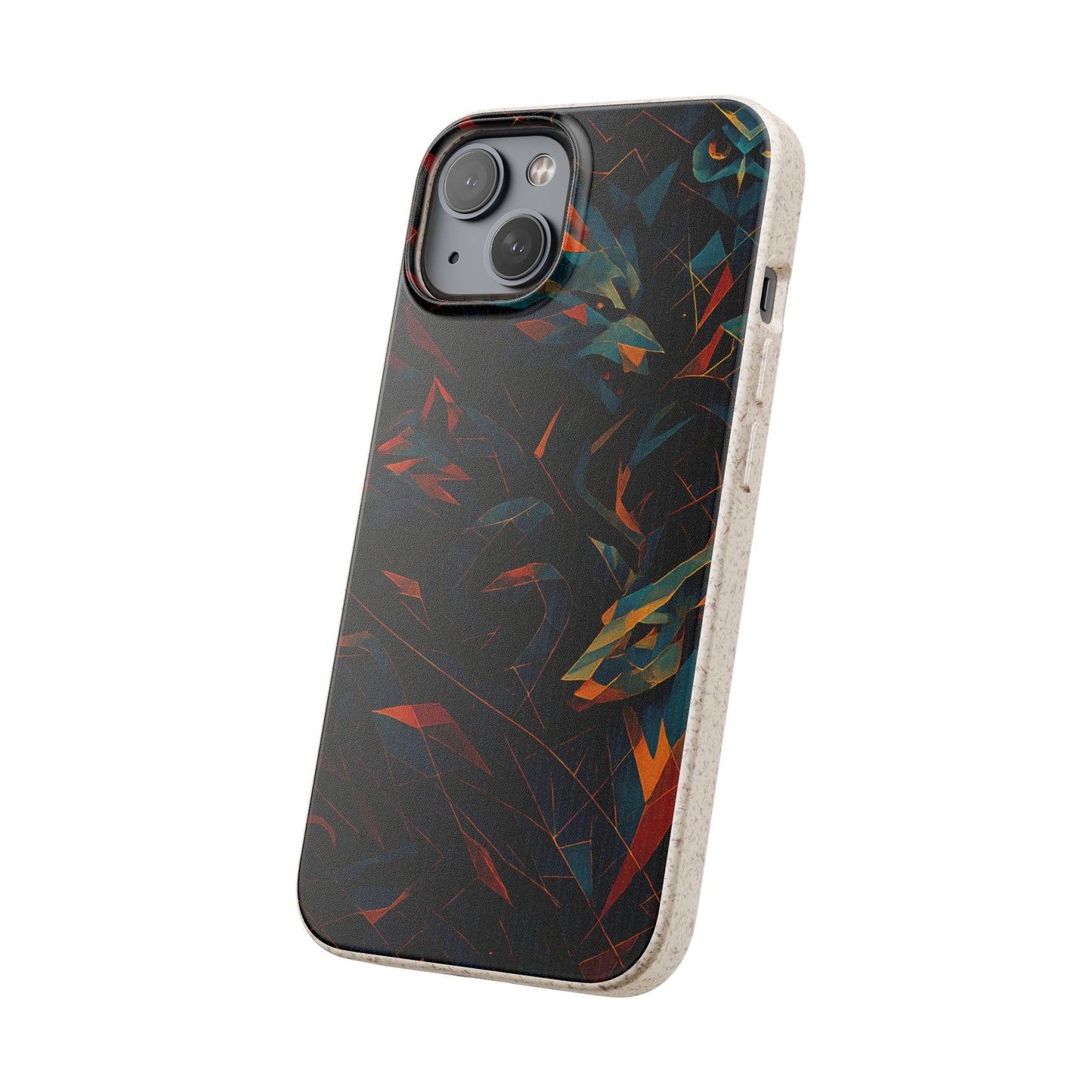 Geometric Shadow Animals - Biodegradable Case