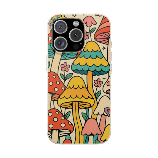 60's Whismical Garden - Biodegradable Case