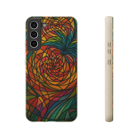 Stained Glass Abstract - Biodegradable Case