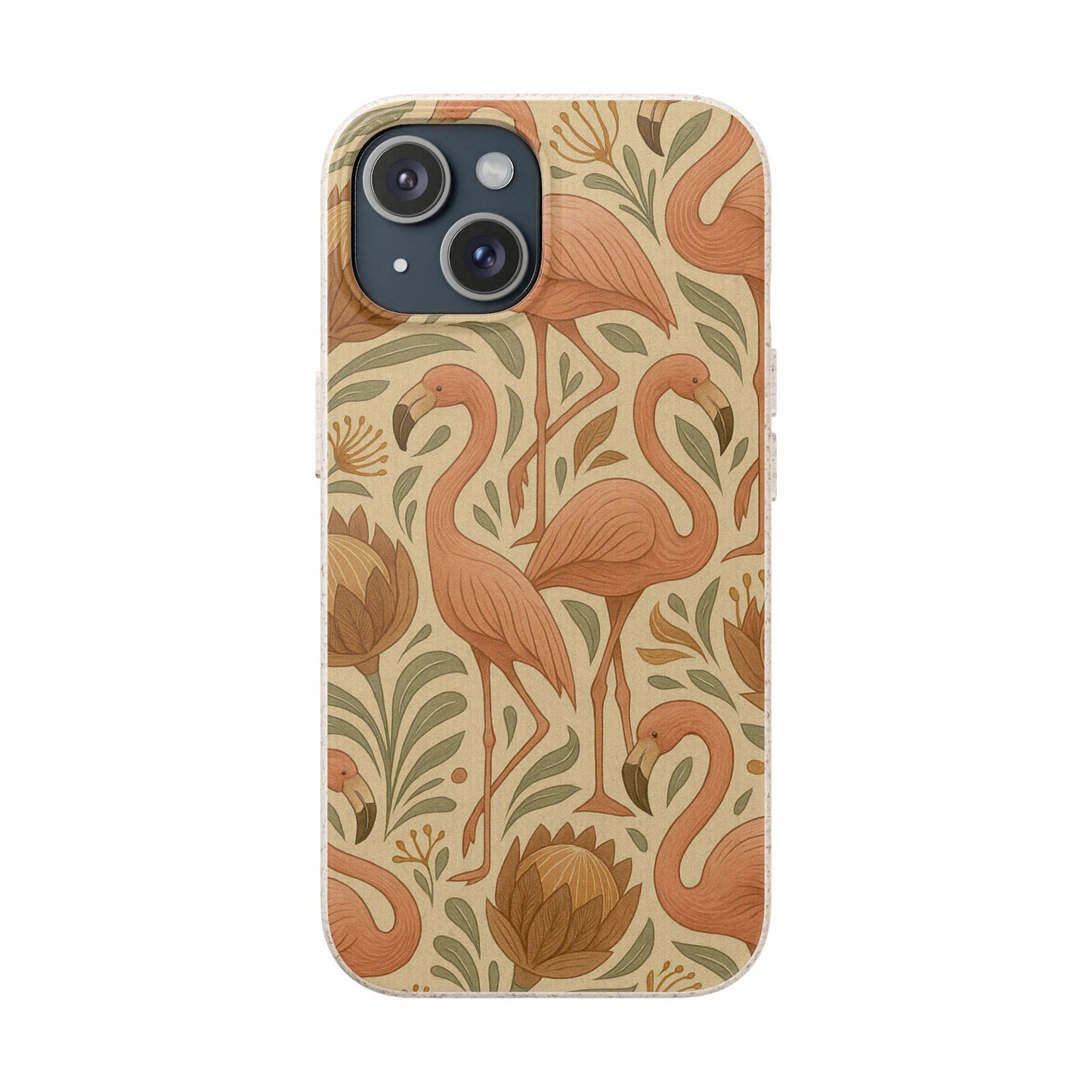 Eco-Natural Flamingo - Biodegradable Case