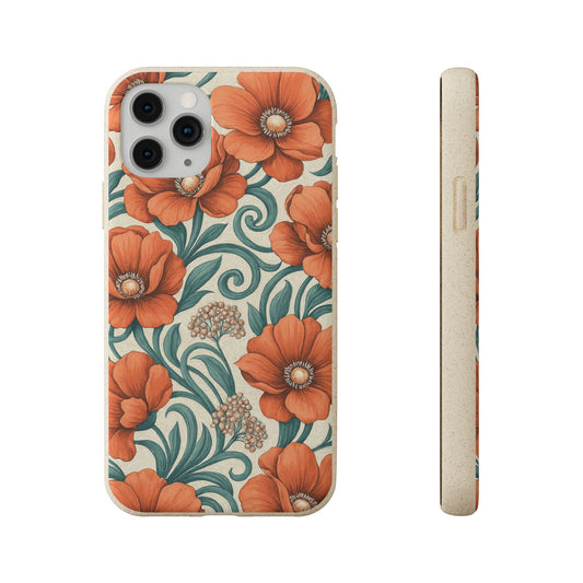 Floral Vines and Vibes - Biodegradable Case