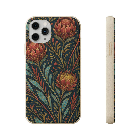 Sunburst Royal Flowers - Biodegradable Case