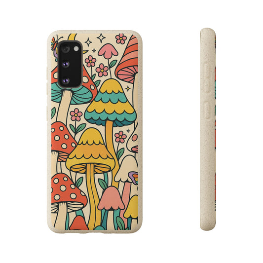 60's Whismical Garden - Biodegradable Case