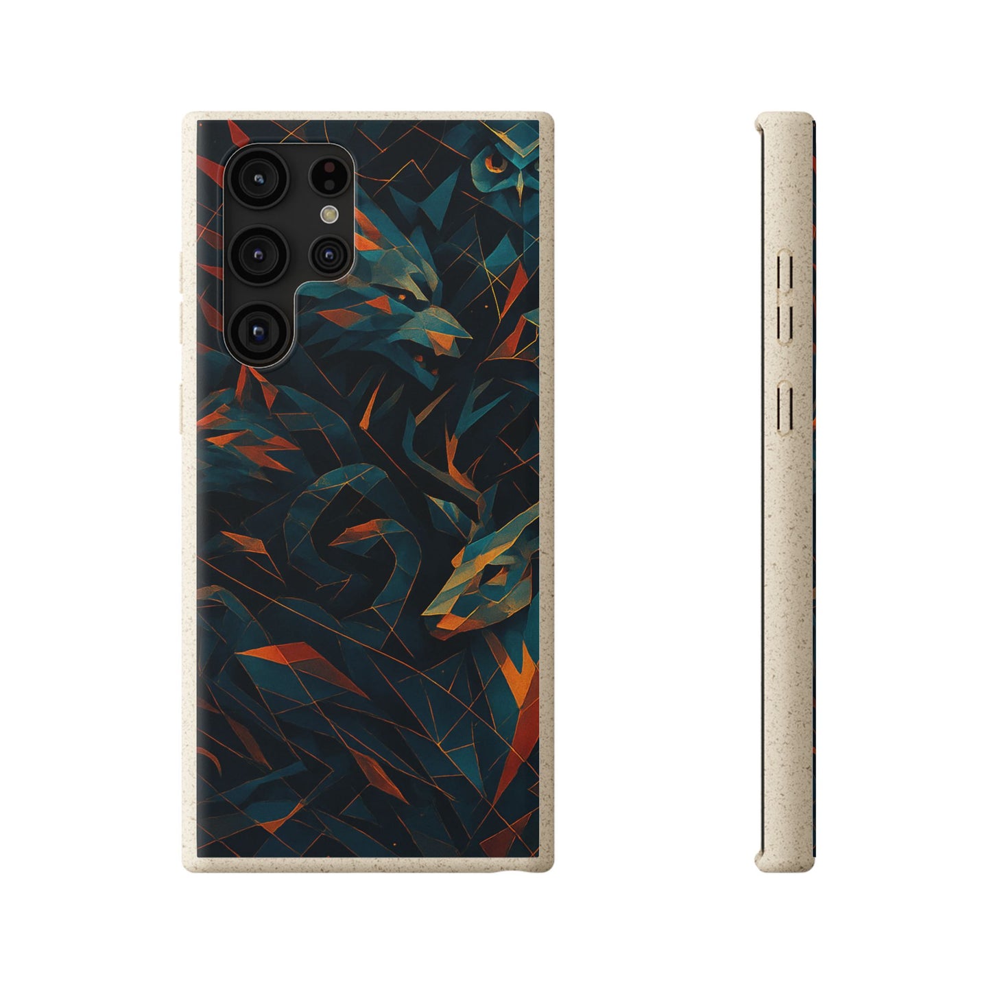 Geometric Shadow Animals  - Biodegradable Case